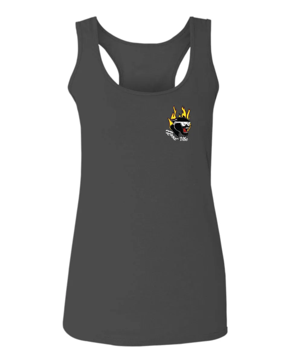Cool Graphic Cartoon Puma 90'S Classic Good Vibe  women's Tank Top sleeveless Racerback