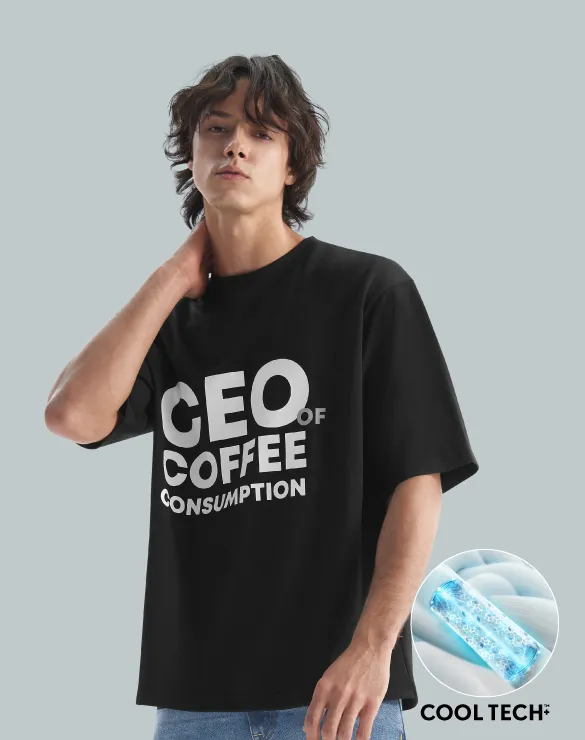 Cool Tech™  Oversized T-shirt Print