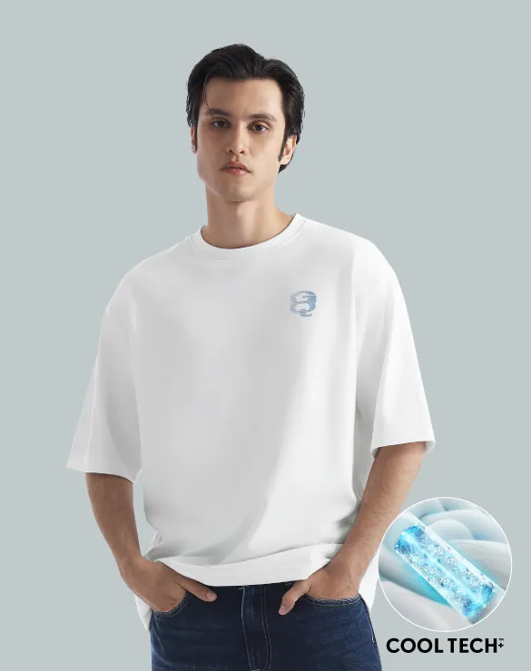 Cool Tech™  Oversized T-shirt Print