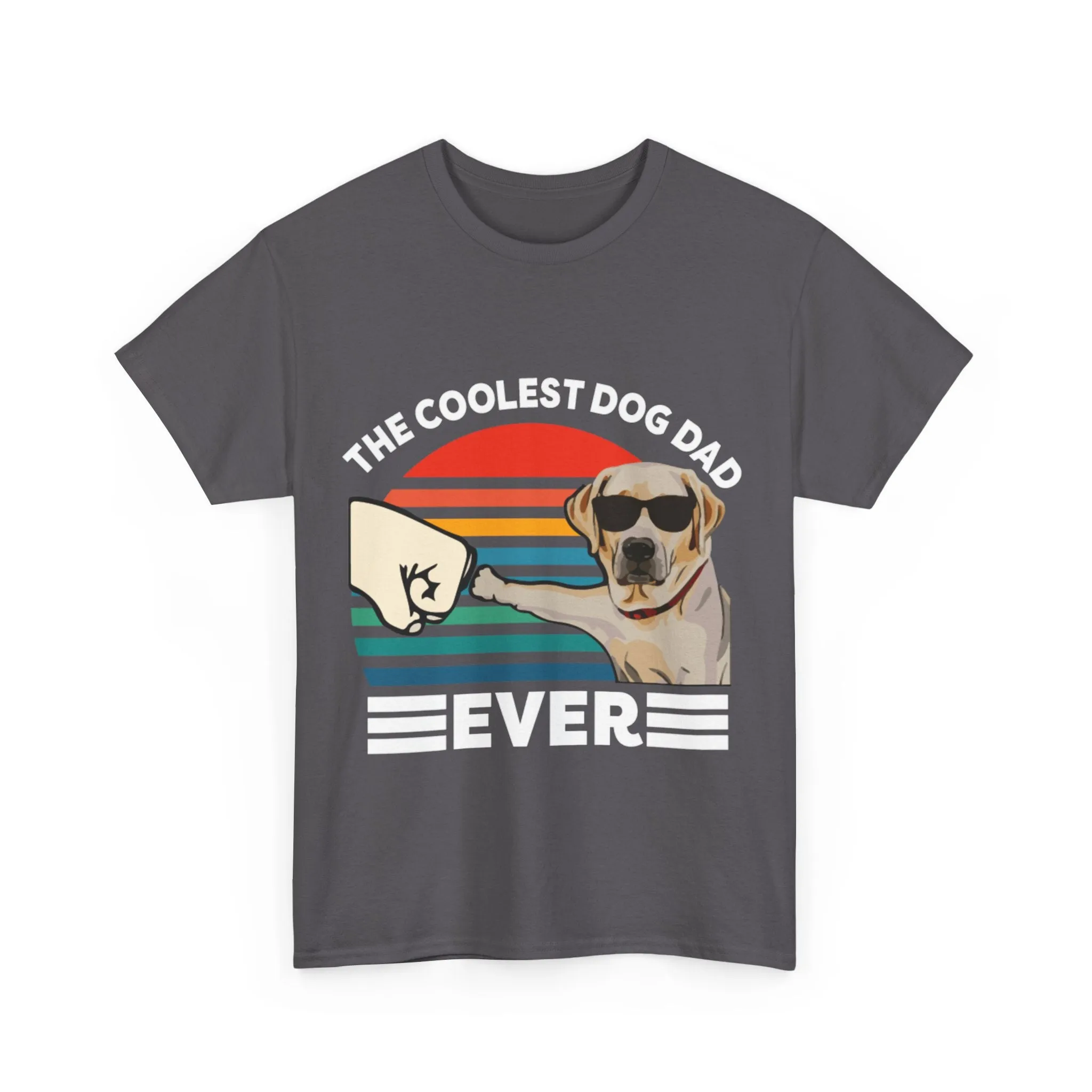 coolest dog dad Cotton Tee