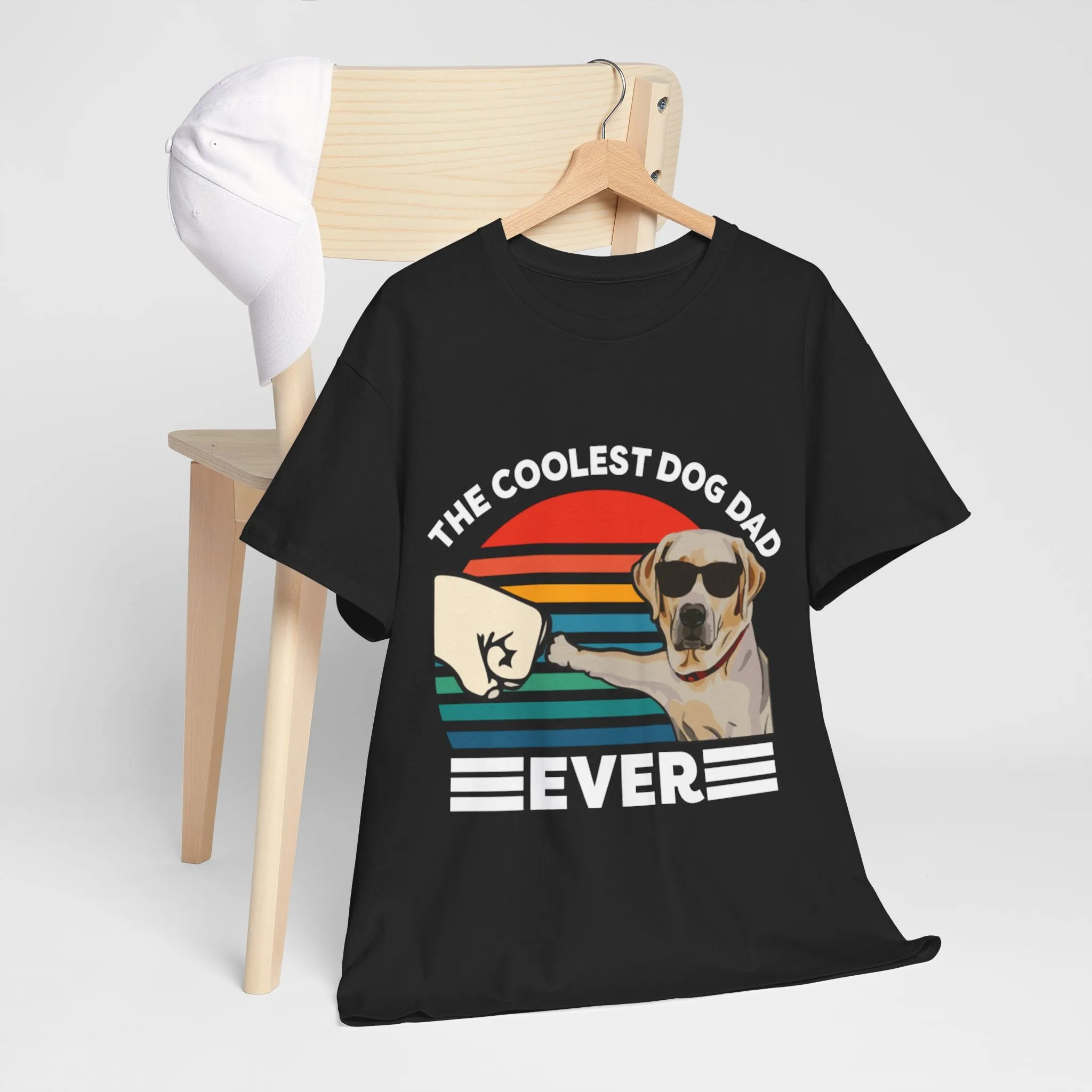 coolest dog dad Cotton Tee