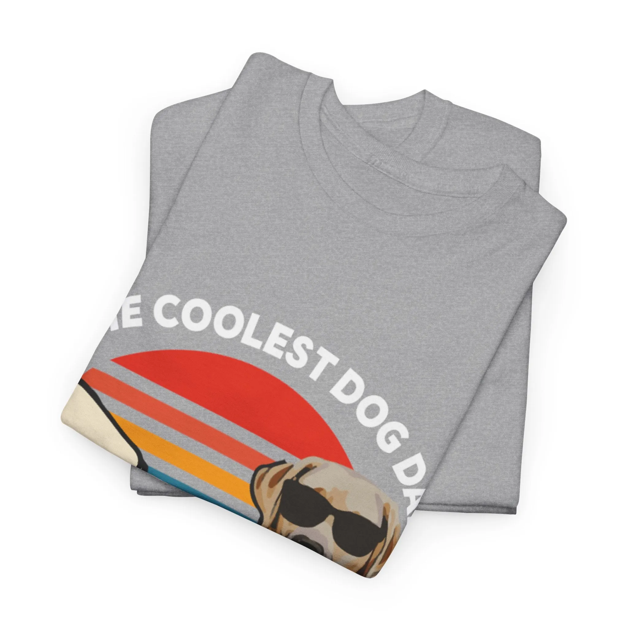 coolest dog dad Cotton Tee