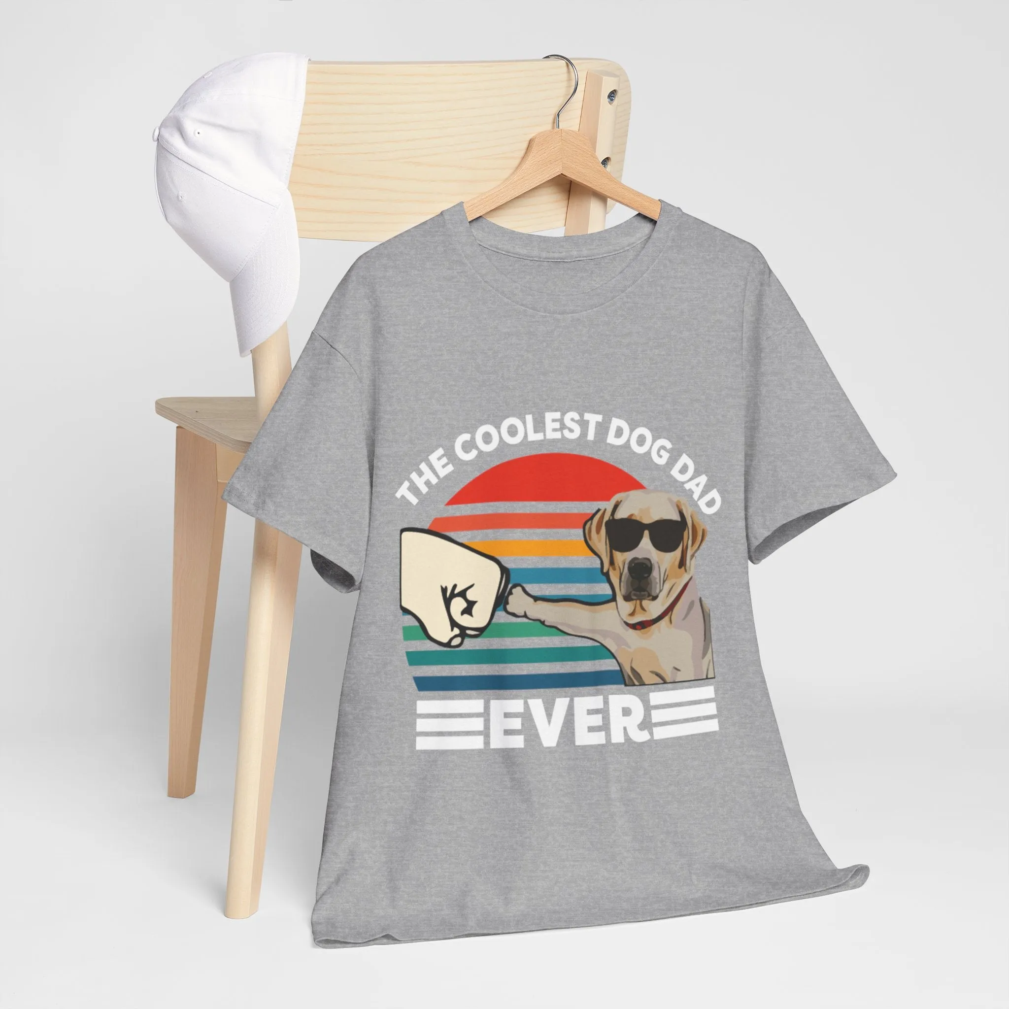 coolest dog dad Cotton Tee