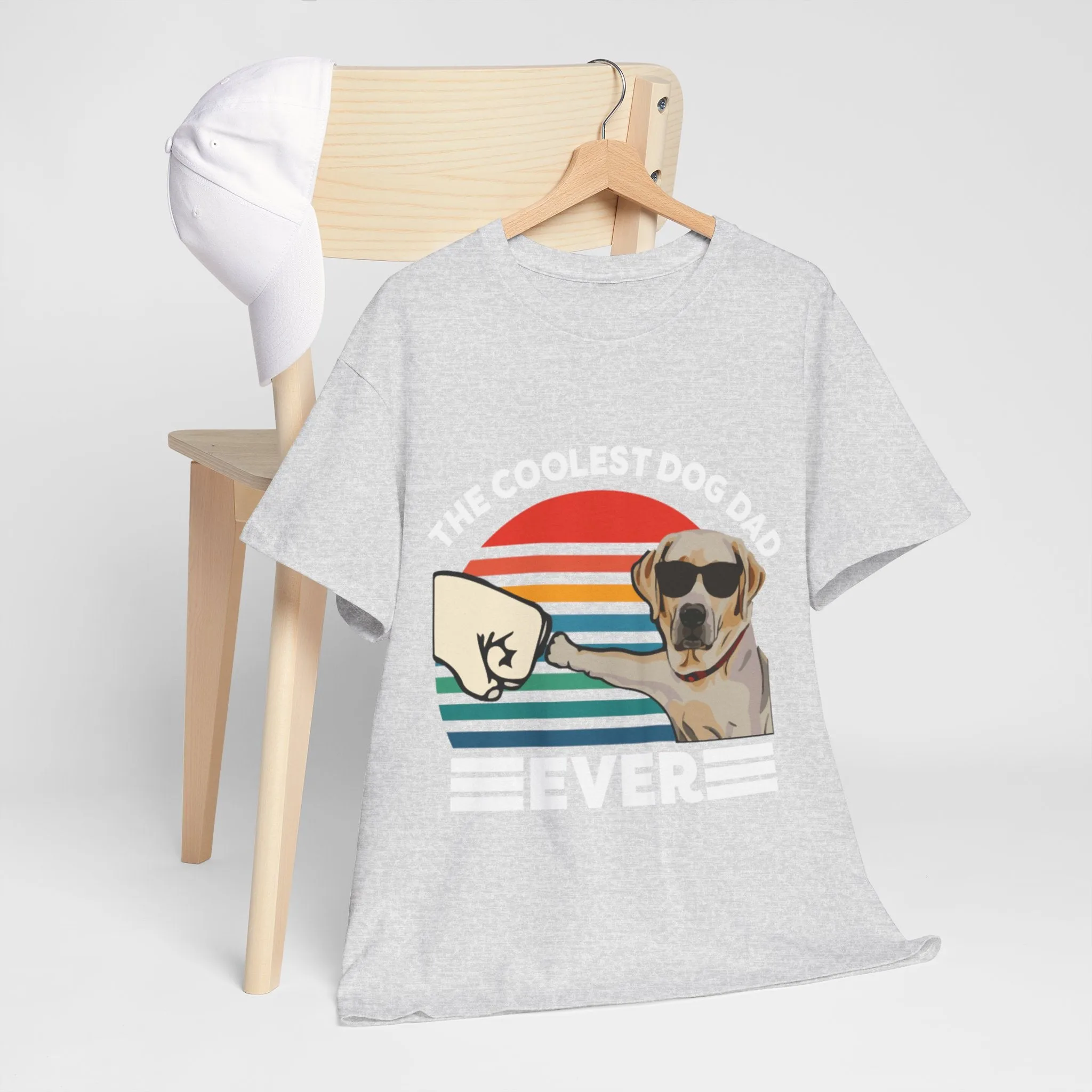 coolest dog dad Cotton Tee