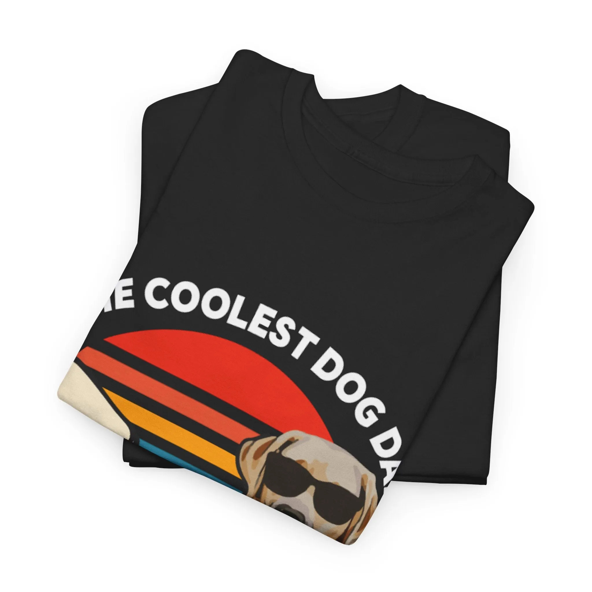 coolest dog dad Cotton Tee