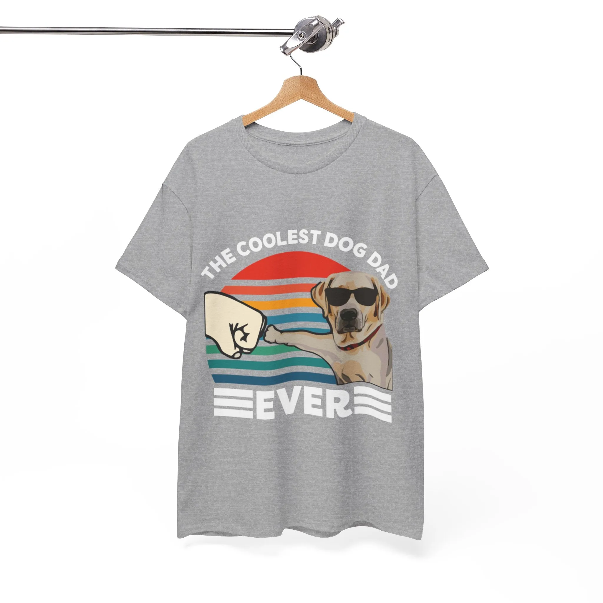 coolest dog dad Cotton Tee
