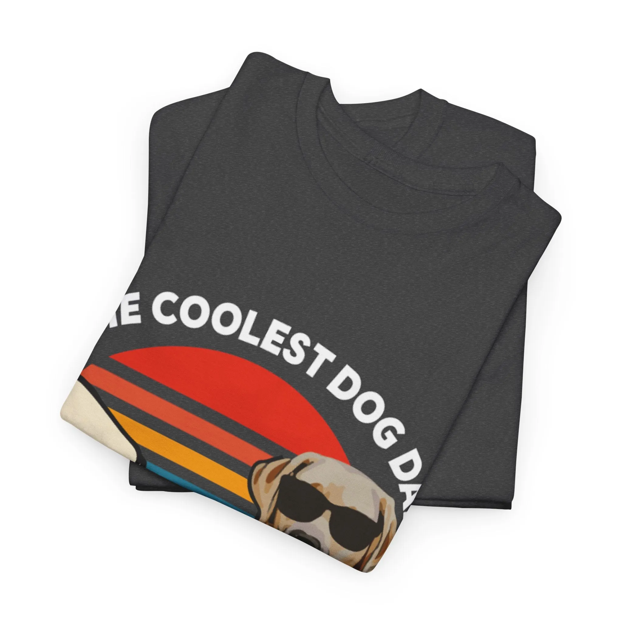 coolest dog dad Cotton Tee