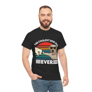 coolest dog dad Cotton Tee
