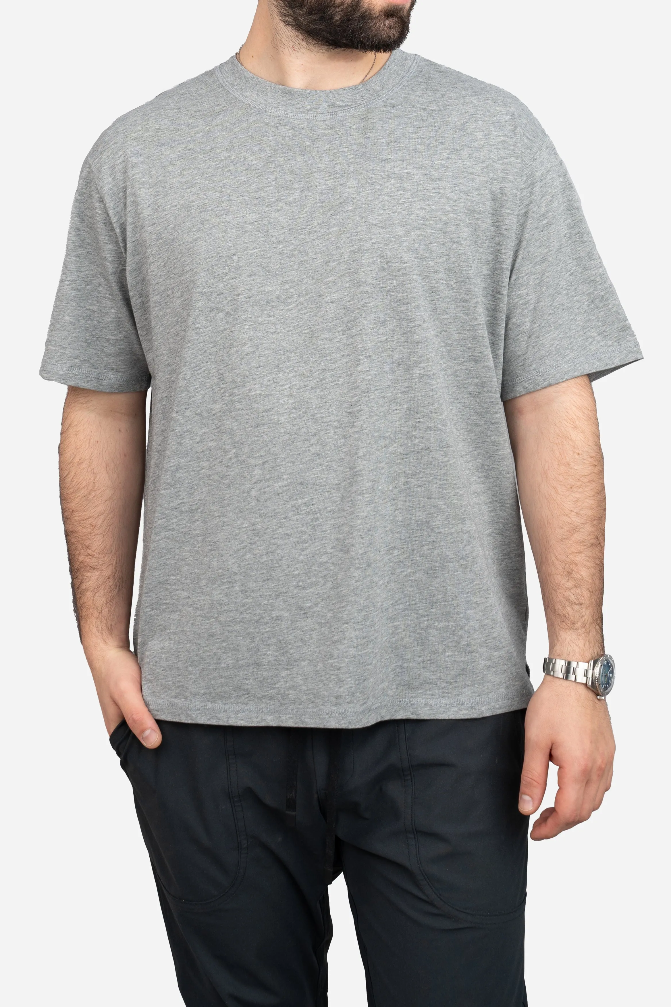Core T-Shirt Loose Fit Heather Gray
