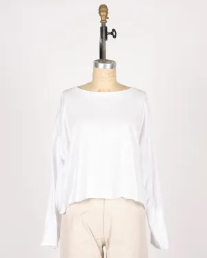 Cotton Boxy Crop / Long-sleeve SALE