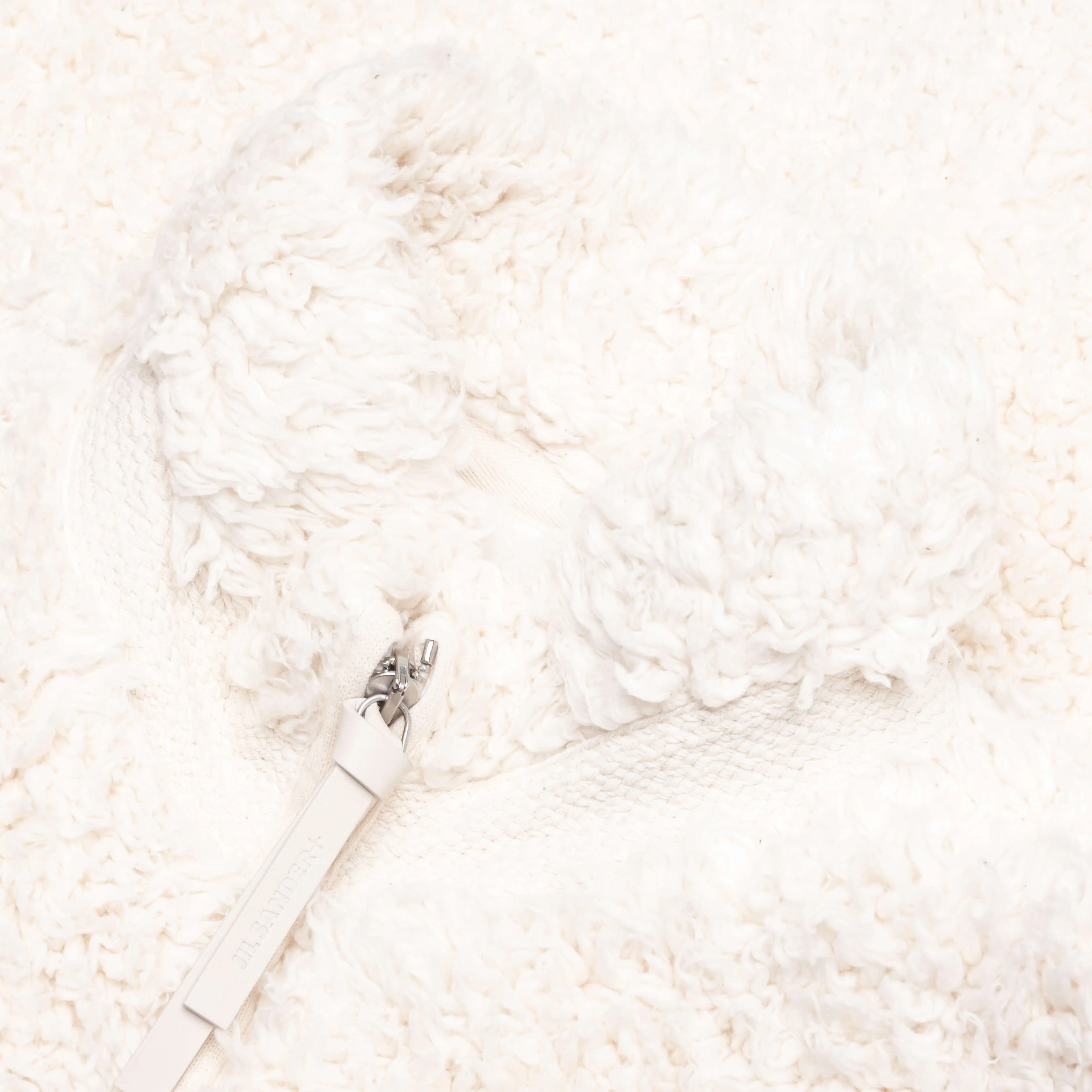 Cotton Fleece Jacket - Eggshell