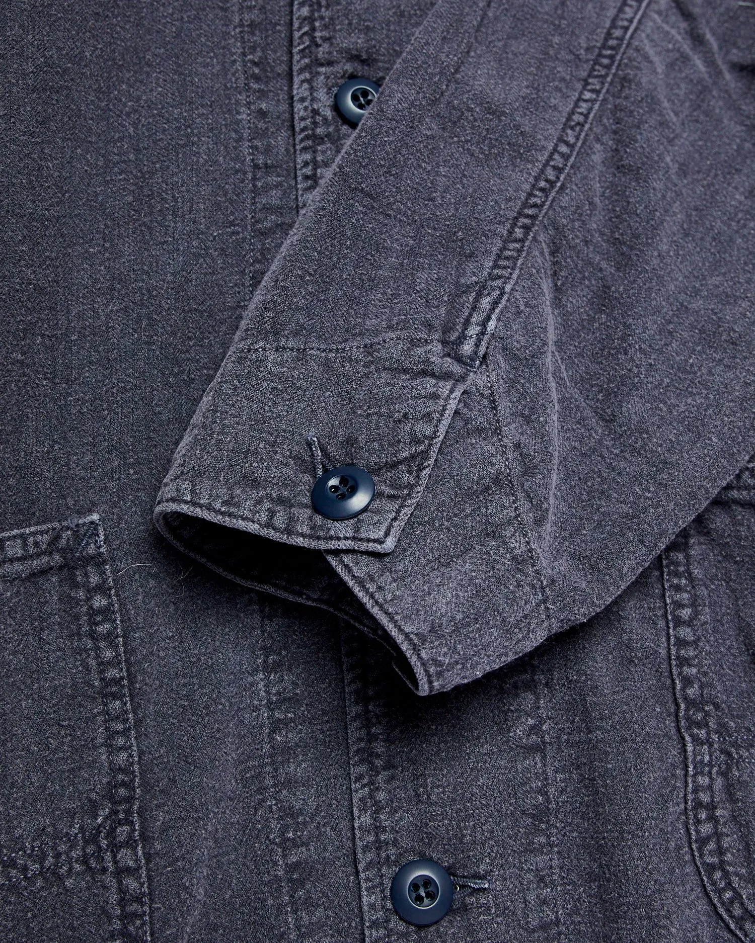 Cotton Linen Tusser Coverall in Navy