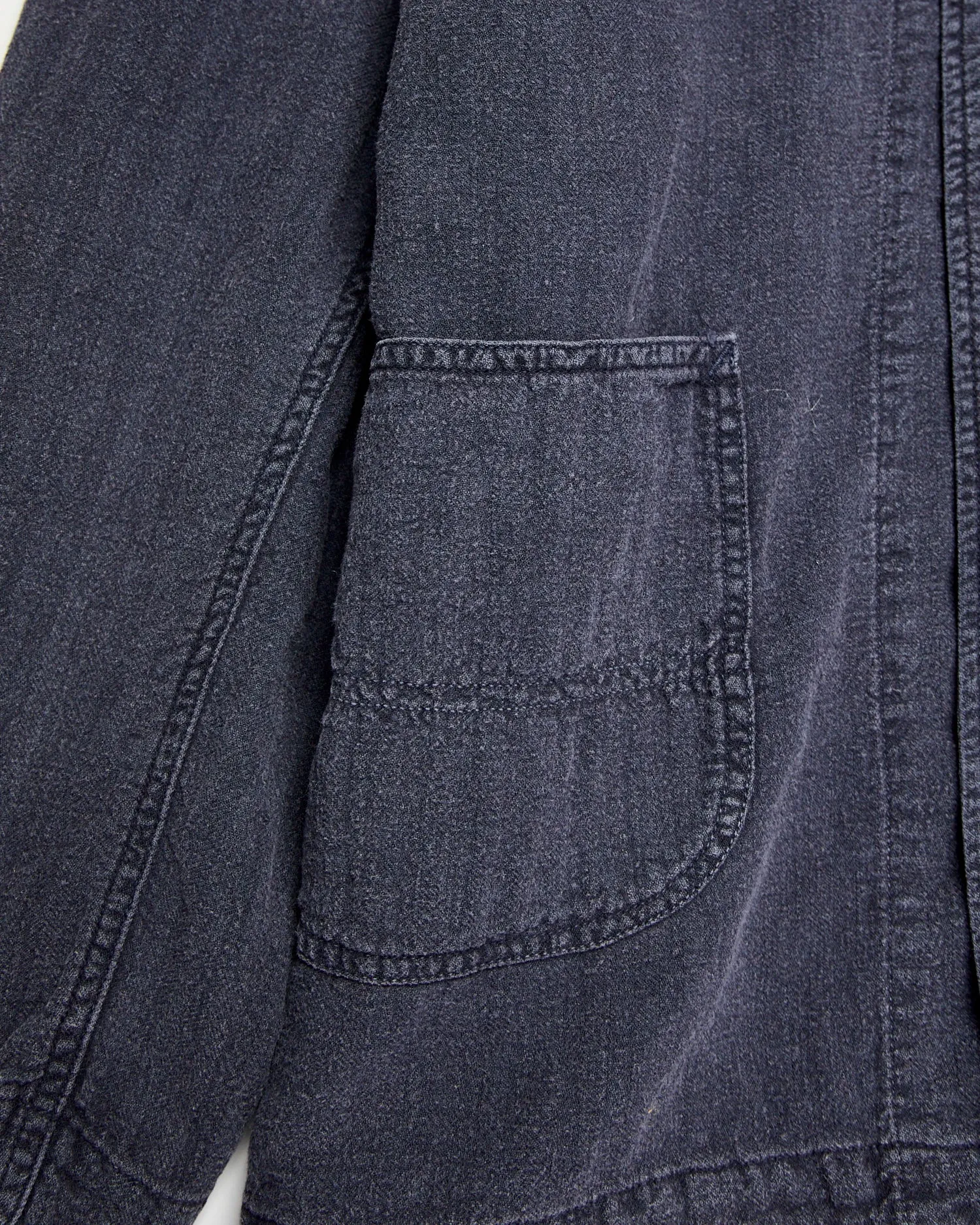 Cotton Linen Tusser Coverall in Navy