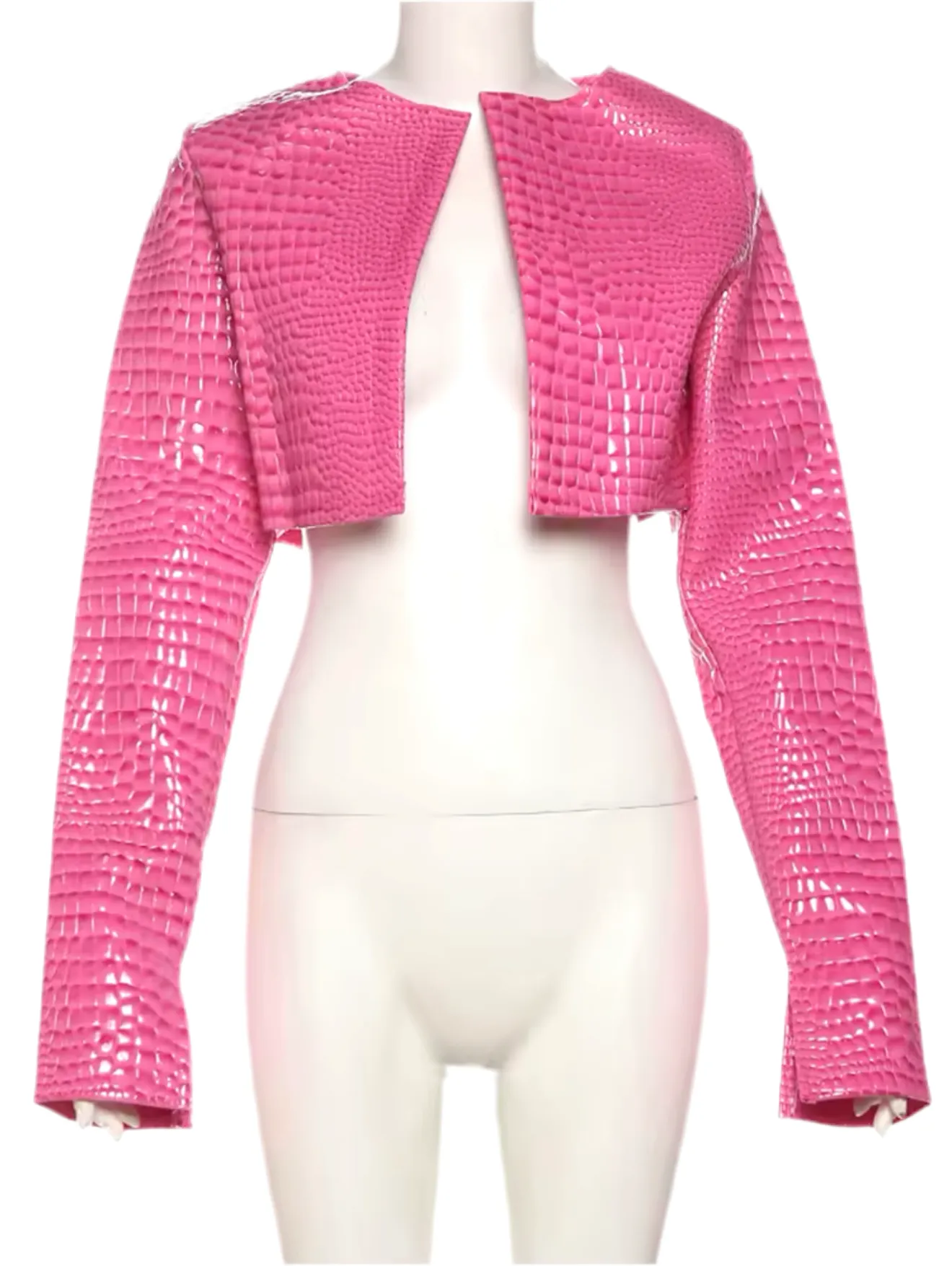 Crimson Croc Blazer