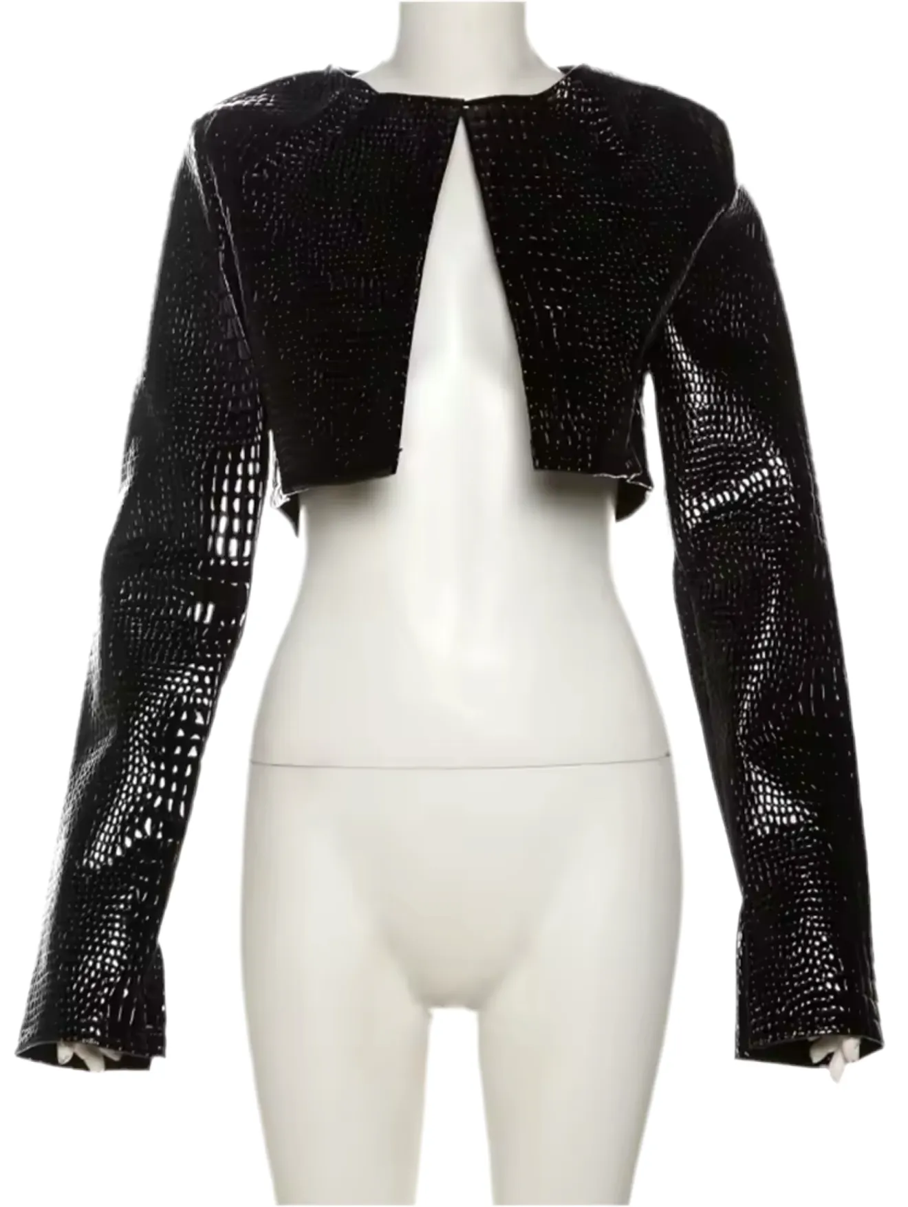 Crimson Croc Blazer