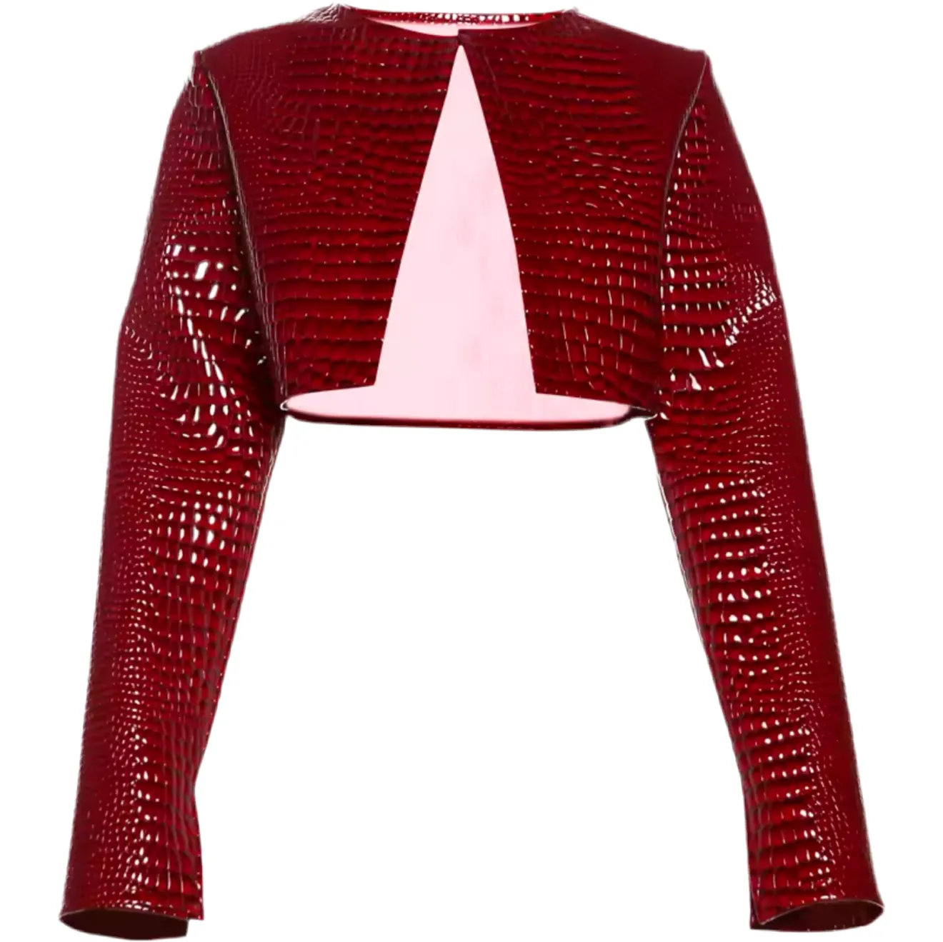 Crimson Croc Blazer