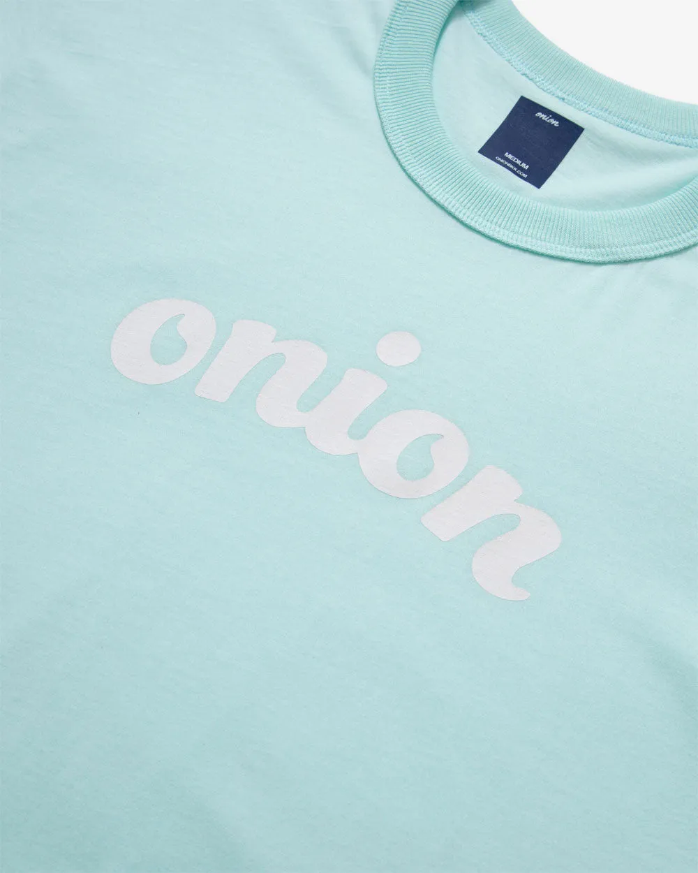 Curved Logo Boxy - Lightweight Supersoft T-Shirt - Mint