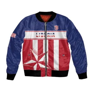 Custom Liberia Football Bomber Jacket Sporty Style LT15