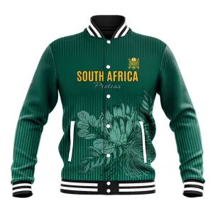 Custom South Africa Cricket Baseball Jacket Come On Proteas LT15