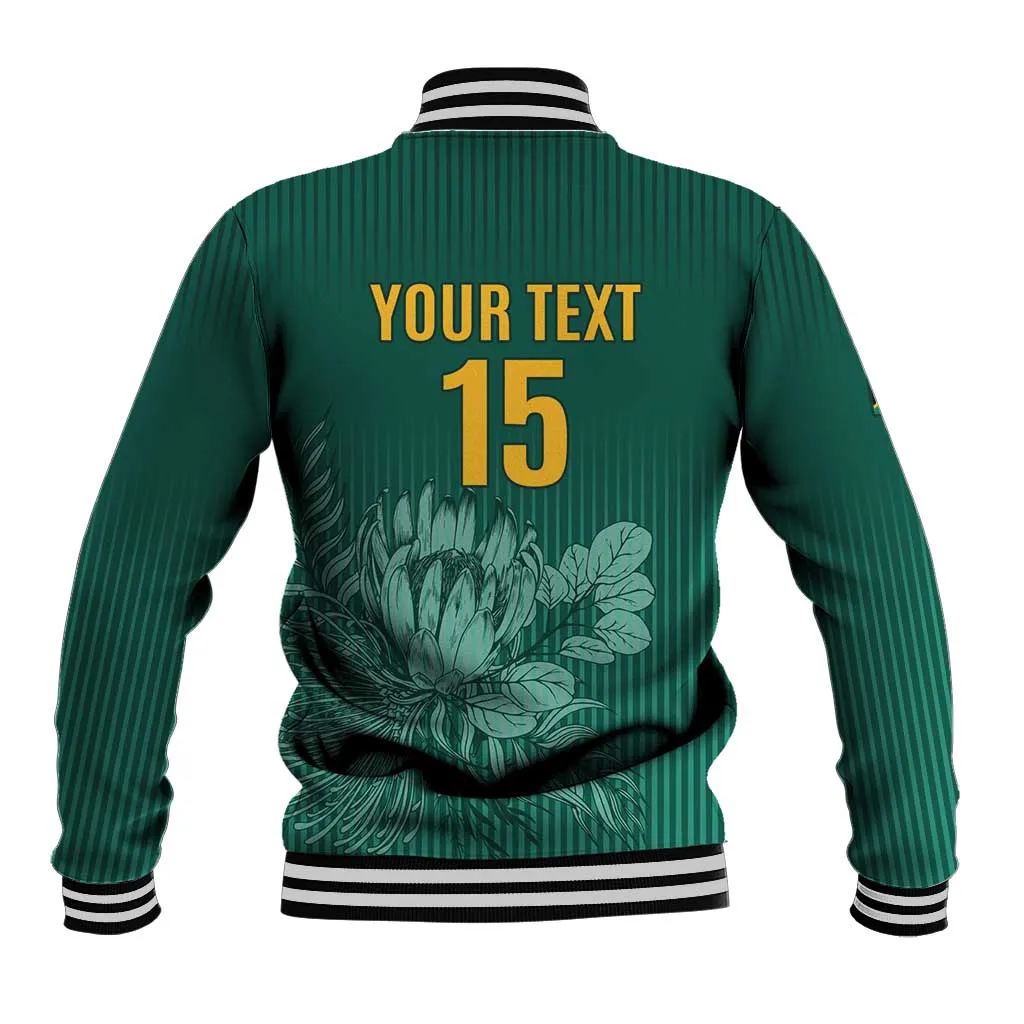 Custom South Africa Cricket Baseball Jacket Come On Proteas LT15