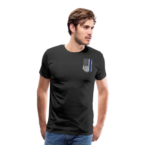 Dad American Flag Men's Premium T-Shirt (41518b)