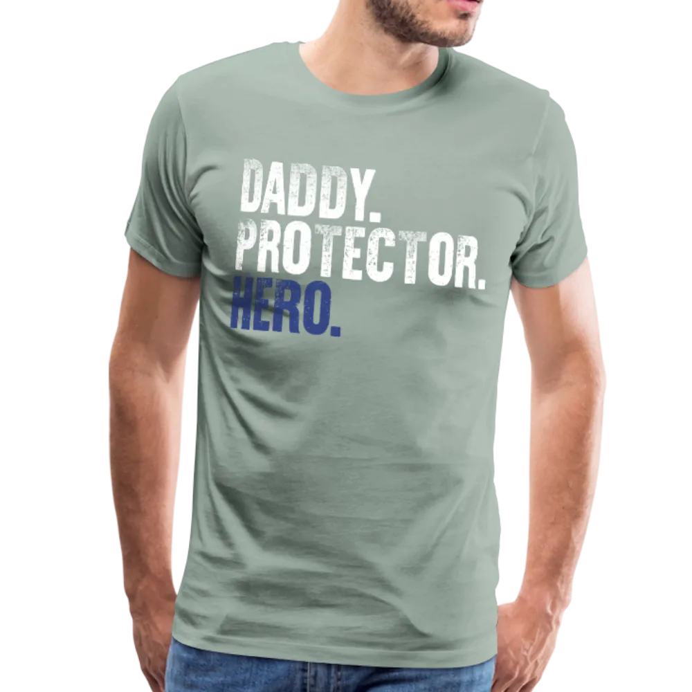 Daddy Protector Hero Men's Premium T-Shirt (CK1863)