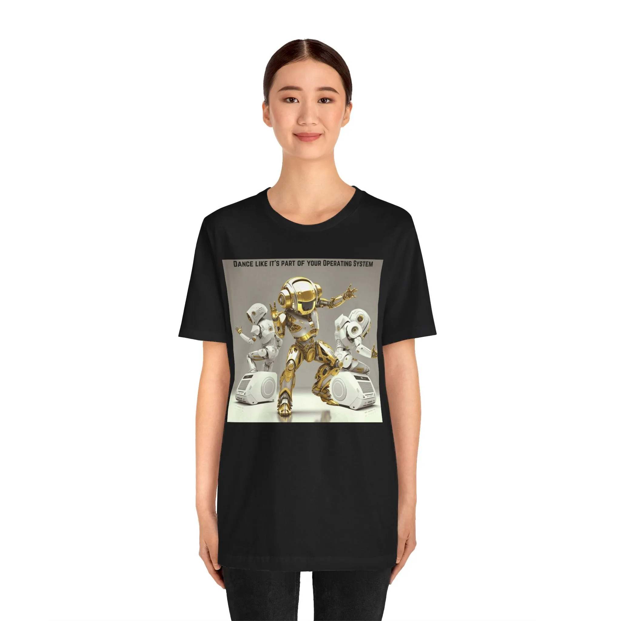 Dancing Robot | Tee | Party Gift | Rave | Techno | House Music | Hip Hop | Fun | Unisex | Men's | Women's | HD Graphics | All Ages | Cool | T-Shirt