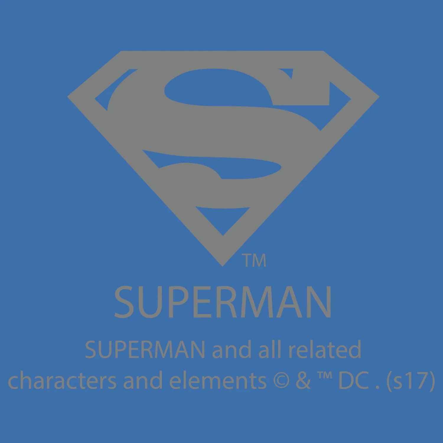 DC Comics Superman Cosplay Official Men's T-shirt (Blue)