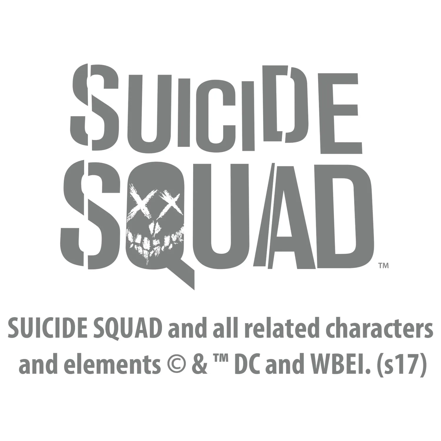 DC Suicide Squad Logo Bomb Official Men's T-shirt (White)