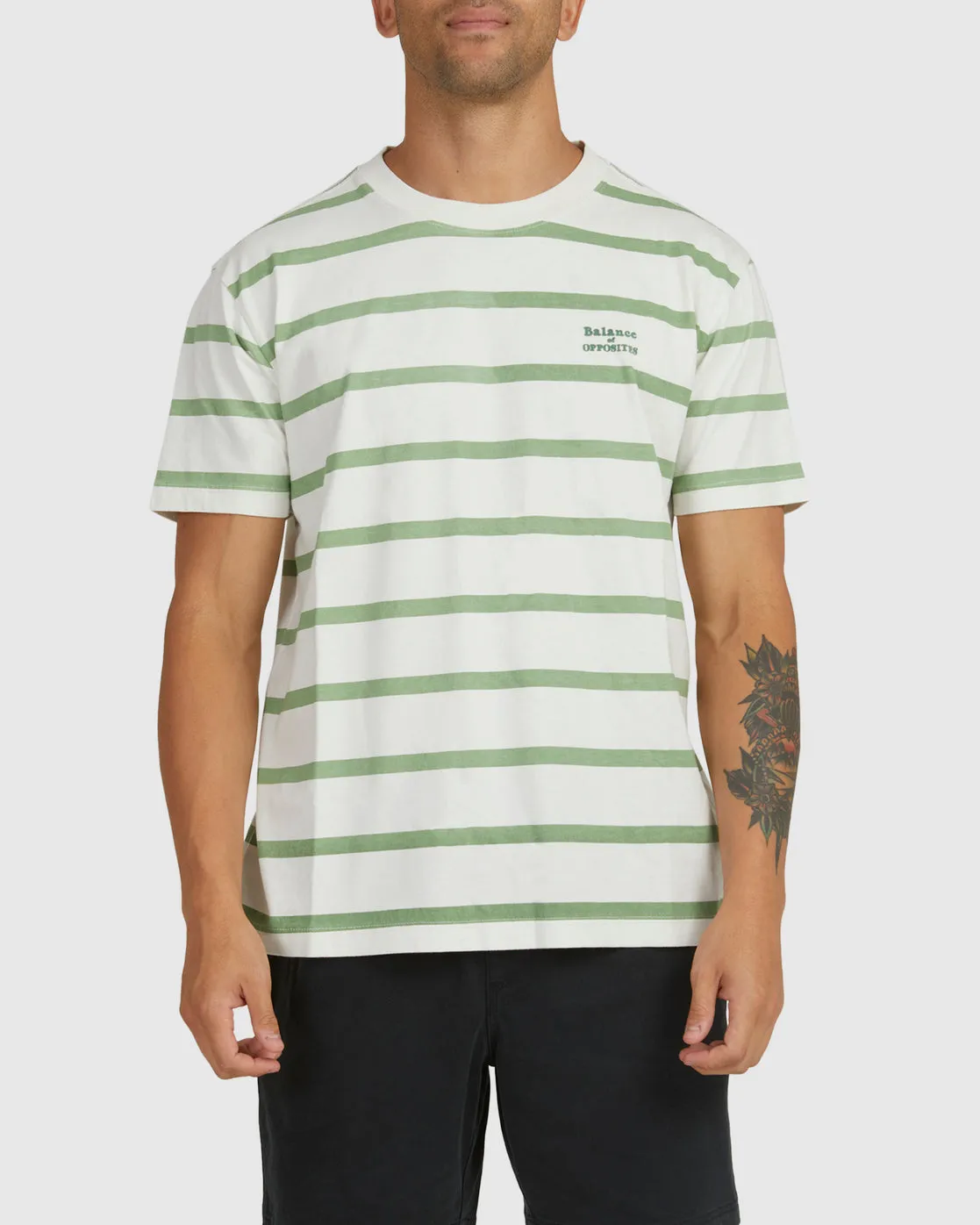 DEL RAY STRIPE SS TEE