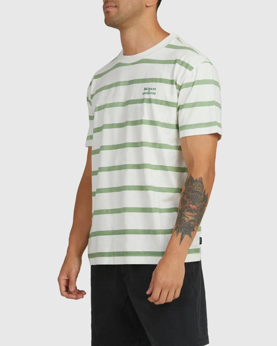 DEL RAY STRIPE SS TEE