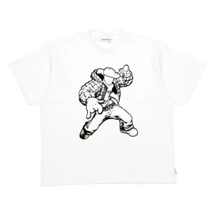 dertbag Man1 Single Stitch Tee (White)