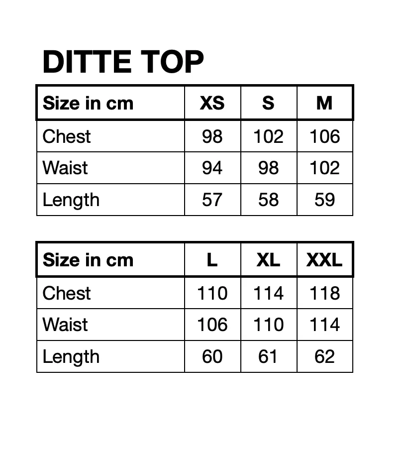 Ditte Top - Blue