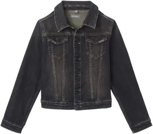 DL1961 Boys' Big Kid Manning Trucker Jacket, Rowdy, L