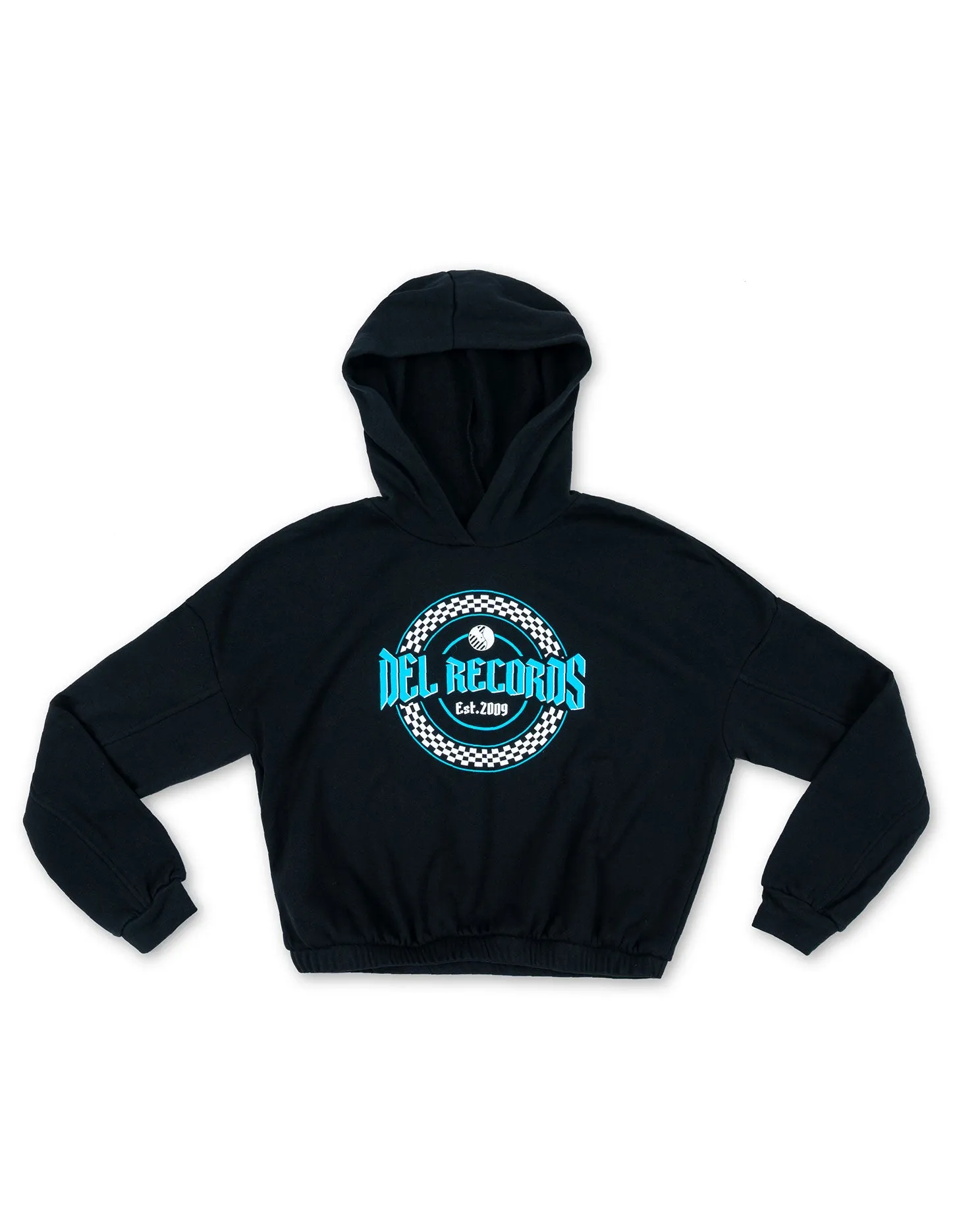 DR Checkered Crop Hoodie