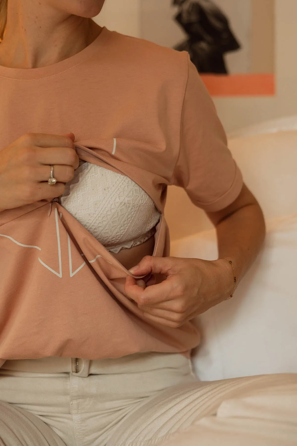 Duo de t-shirts d’allaitement Breastfeeling