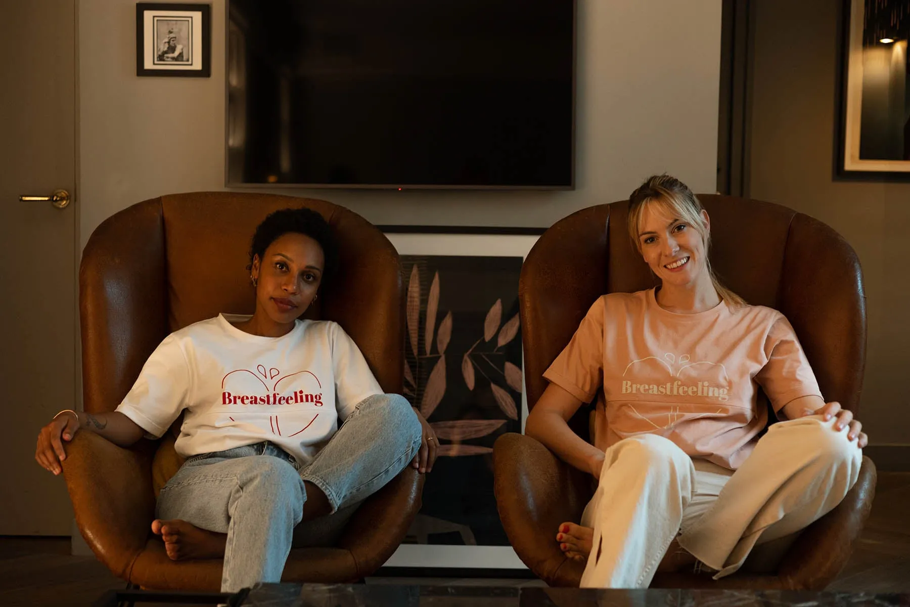 Duo de t-shirts d’allaitement Breastfeeling