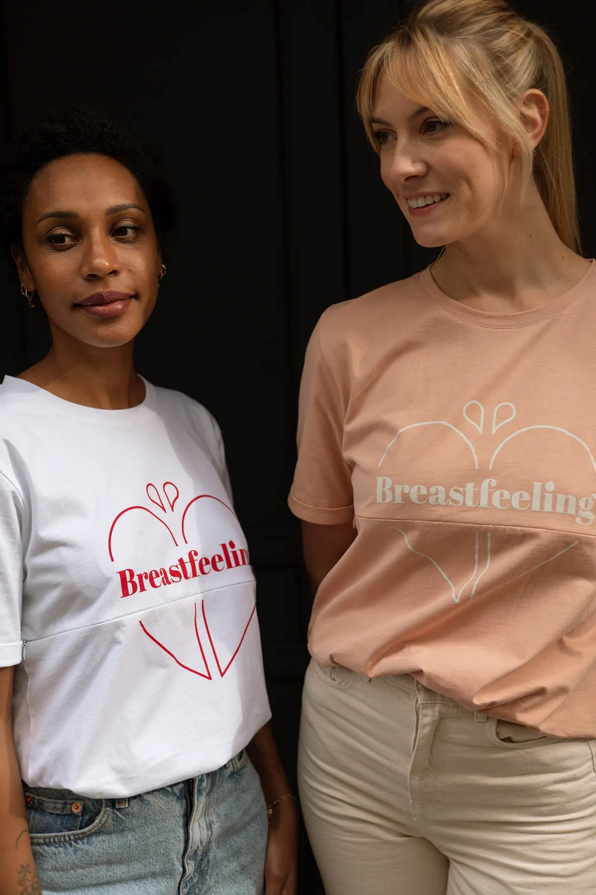 Duo de t-shirts d’allaitement Breastfeeling