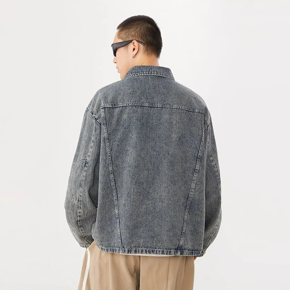 Durable and Stylish Men's Denim Trucker Jacket for Every Occasion