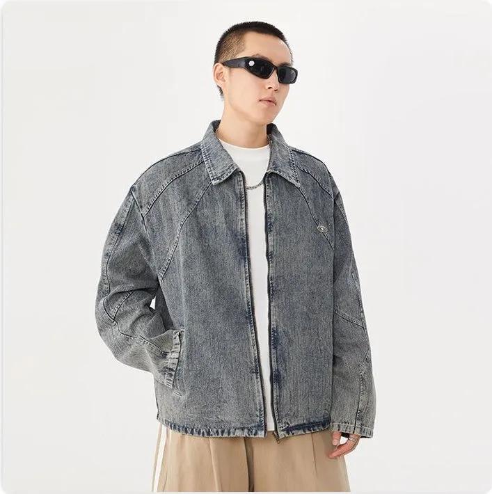 Durable and Stylish Men's Denim Trucker Jacket for Every Occasion
