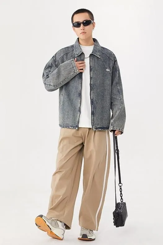 Durable and Stylish Men's Denim Trucker Jacket for Every Occasion