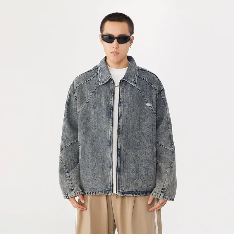 Durable and Stylish Men's Denim Trucker Jacket for Every Occasion