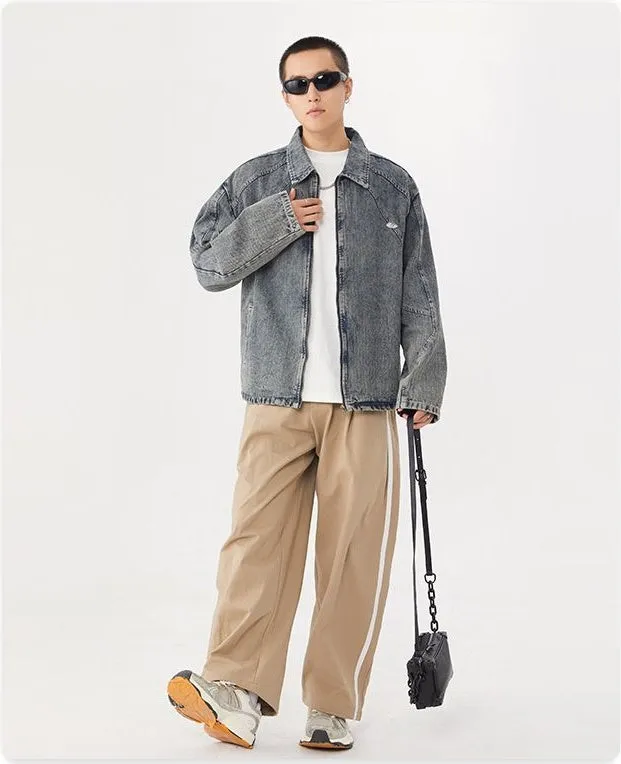 Durable and Stylish Men's Denim Trucker Jacket for Every Occasion