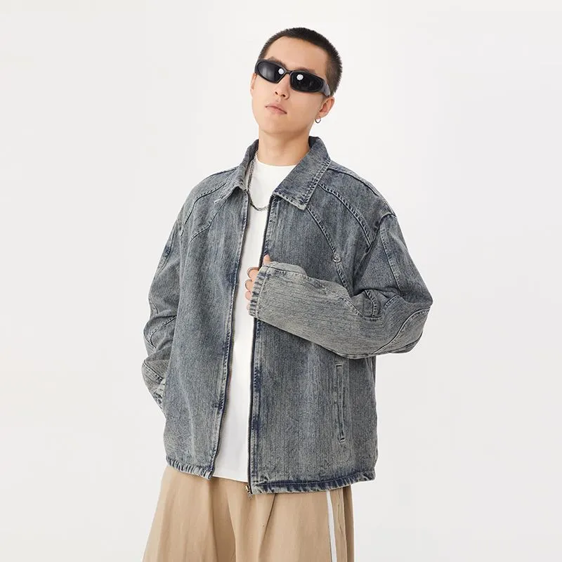 Durable and Stylish Men's Denim Trucker Jacket for Every Occasion