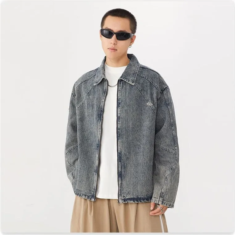 Durable and Stylish Men's Denim Trucker Jacket for Every Occasion