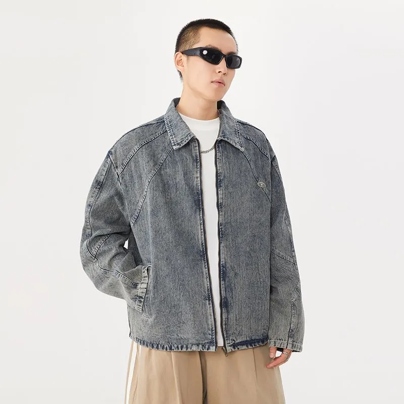 Durable and Stylish Men's Denim Trucker Jacket for Every Occasion