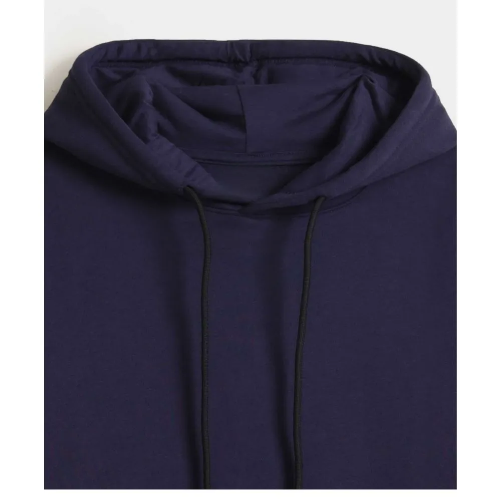 Durable Men's Navy Hoodie for All Seasons