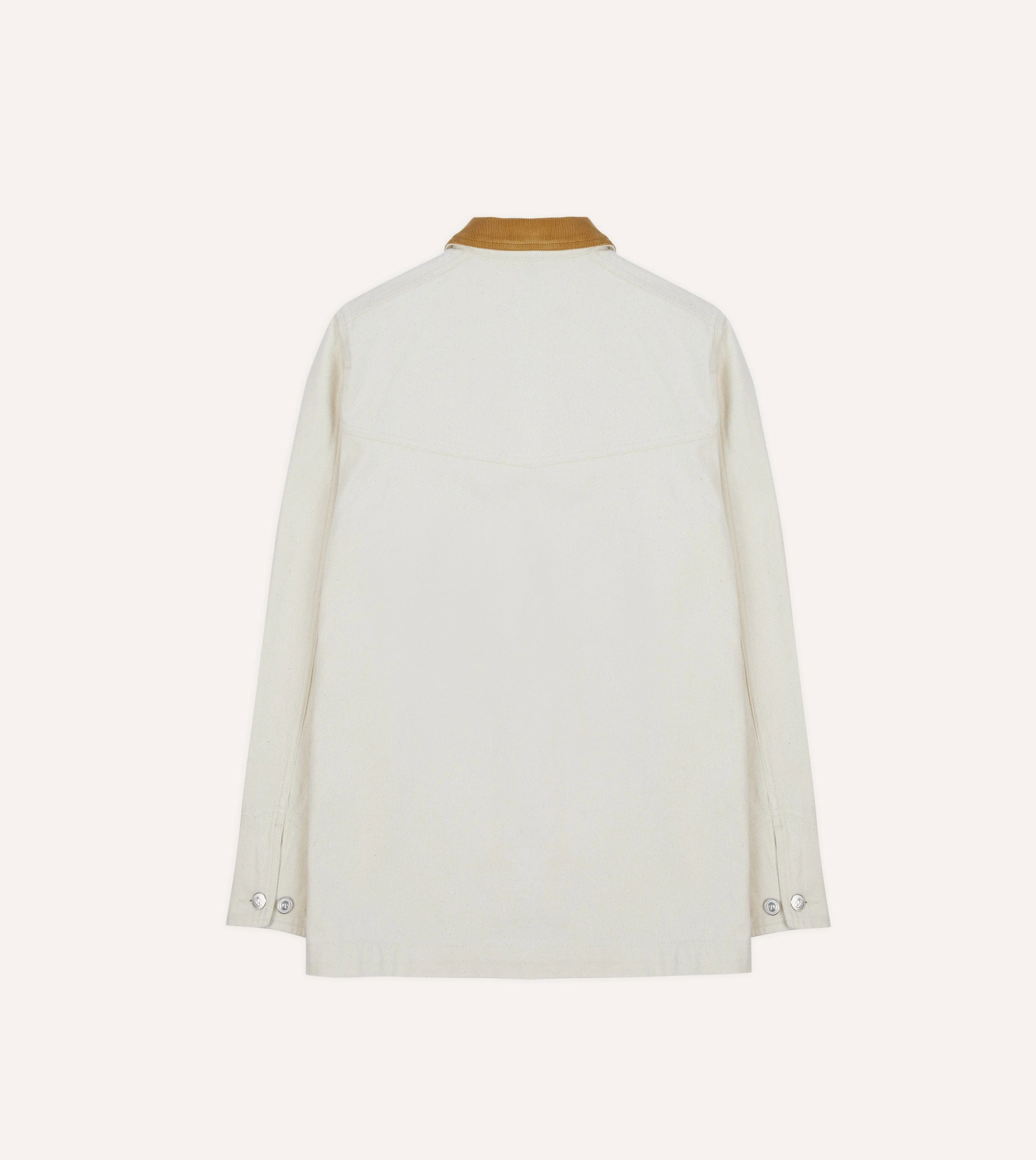 Ecru Denim Western Chore Jacket