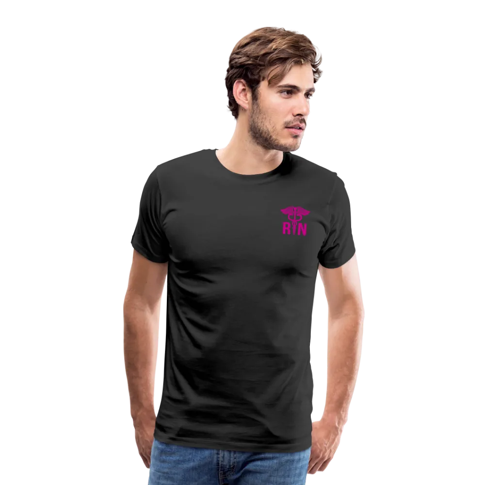 Emergency Nurse Flag - Heart - Men's Premium T-Shirt