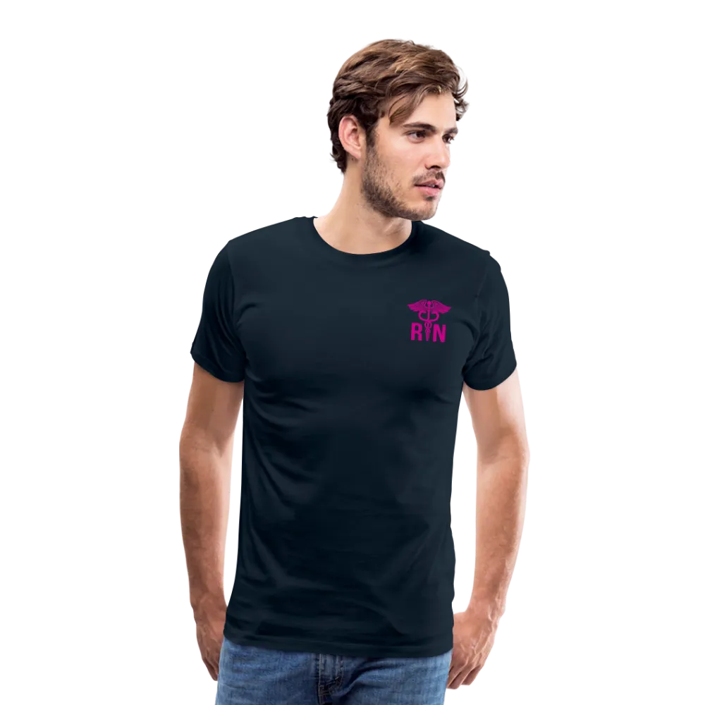 Emergency Nurse Flag - Heart - Men's Premium T-Shirt